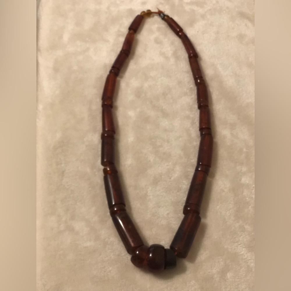 RARE Burmese Amber Tribal Necklace